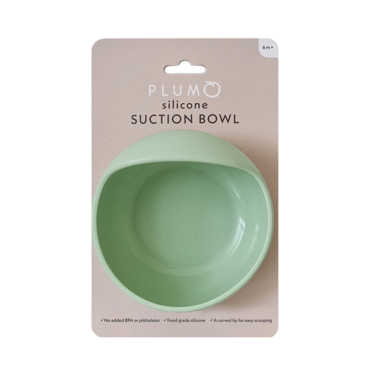 Plum Silicone Duck Egg Bowl - Olive - Bubba Blue Australia