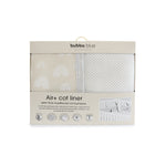 Nordic Air+ Cot Liner Grey/Sand - Bubba Blue Australia