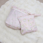 Sleeping Bunny 2pk Wet/Dry Bags Bundle - 25x28cm & 30x35cm - Bubba Blue Australia