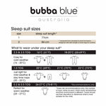 Chestnut 2.5 TOG Sleep Suit - Bubba Blue Australia