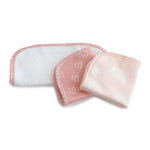 Nordic 3pk Wash Cloth Dusty Berry/Rose - Bubba Blue Australia
