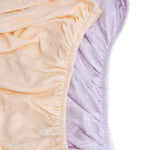 Nordic 2pk Jersey Cot Fitted Sheets Peach/Lilac - Bubba Blue Australia