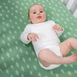 Nordic 2pk Jersey Cot Fitted Sheets Avocado/Forest - Bubba Blue Australia