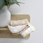 Nordic 3pk Wash Cloth Dusty Vanilla/Latte - Bubba Blue Australia
