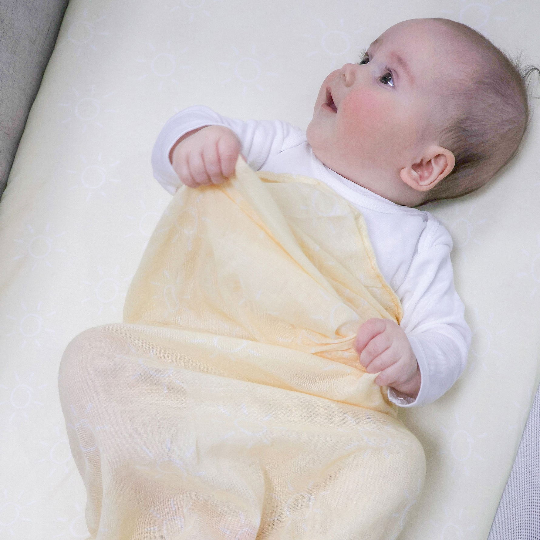 Nordic 3pk Muslin Wraps Vanilla/Latte - Bubba Blue Australia