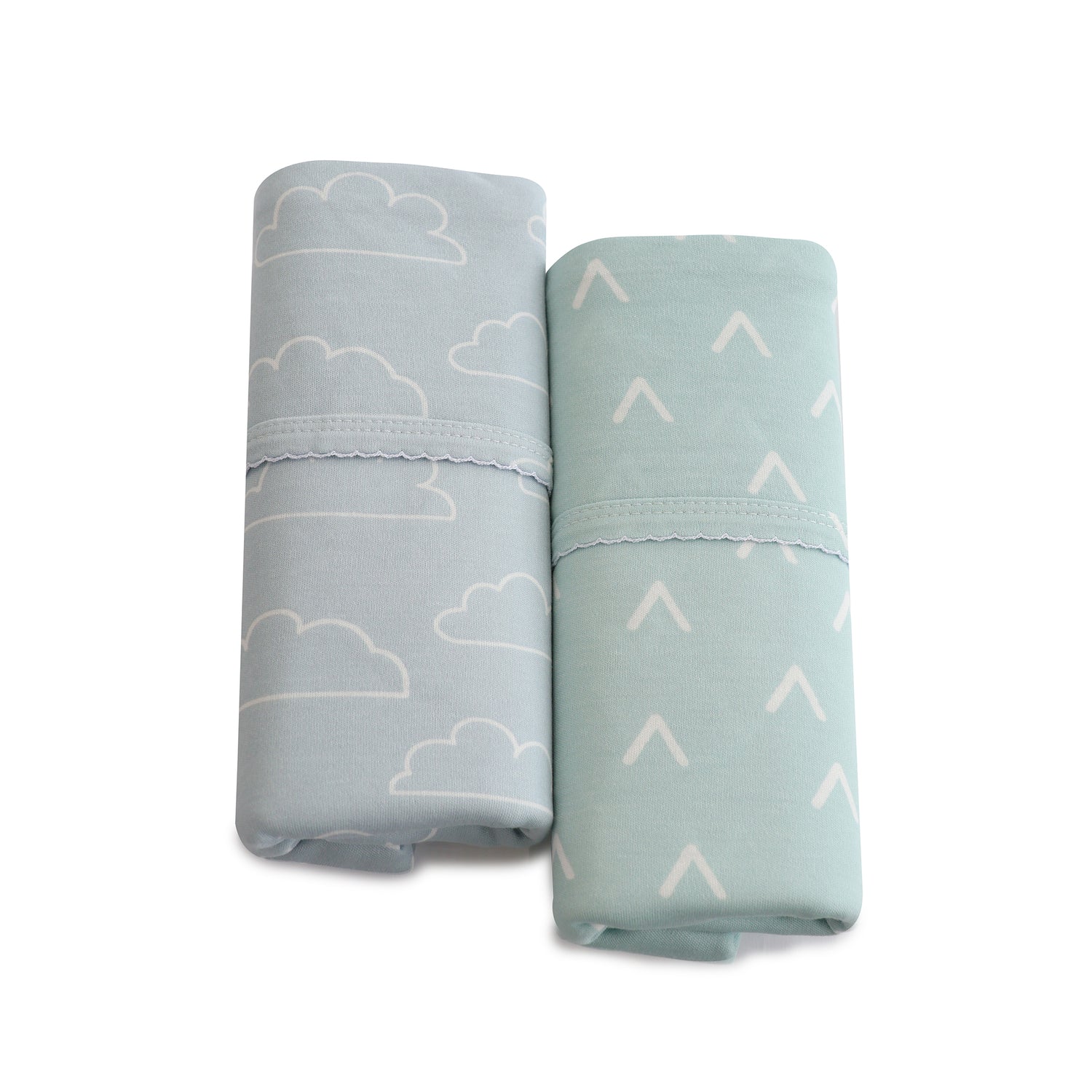 Nordic 2pk Jersey Wrap Dusty Sky/Mint - Bubba Blue Australia