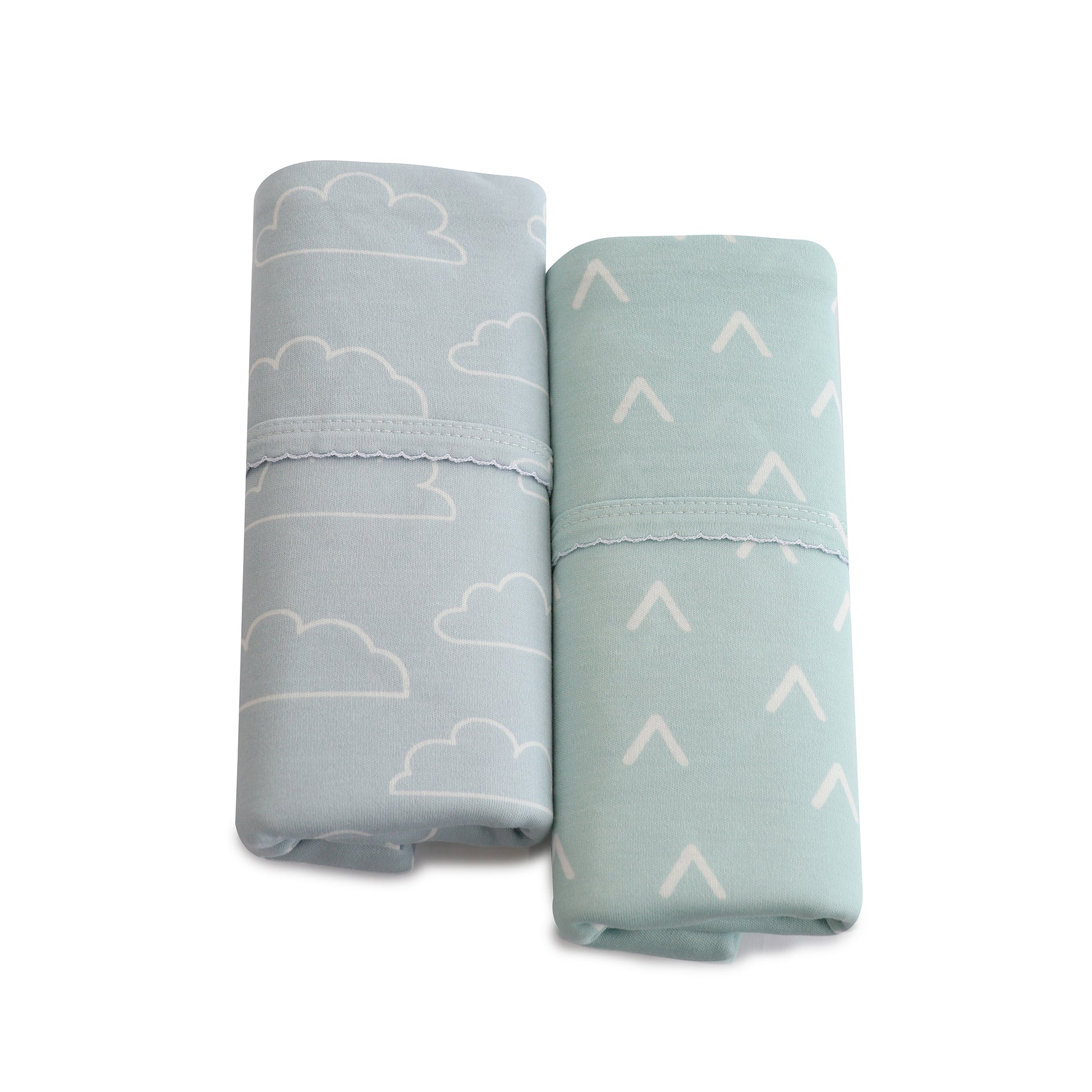 Nordic 2pk Jersey Wrap Dusty Sky/Mint - Bubba Blue Australia