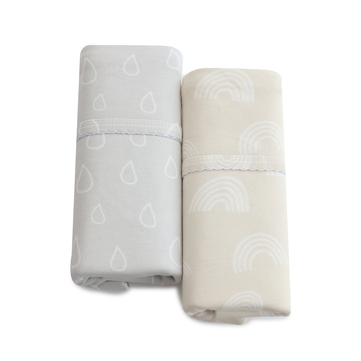 Nordic 2pk Jersey Wrap Grey/Sand - Bubba Blue Australia