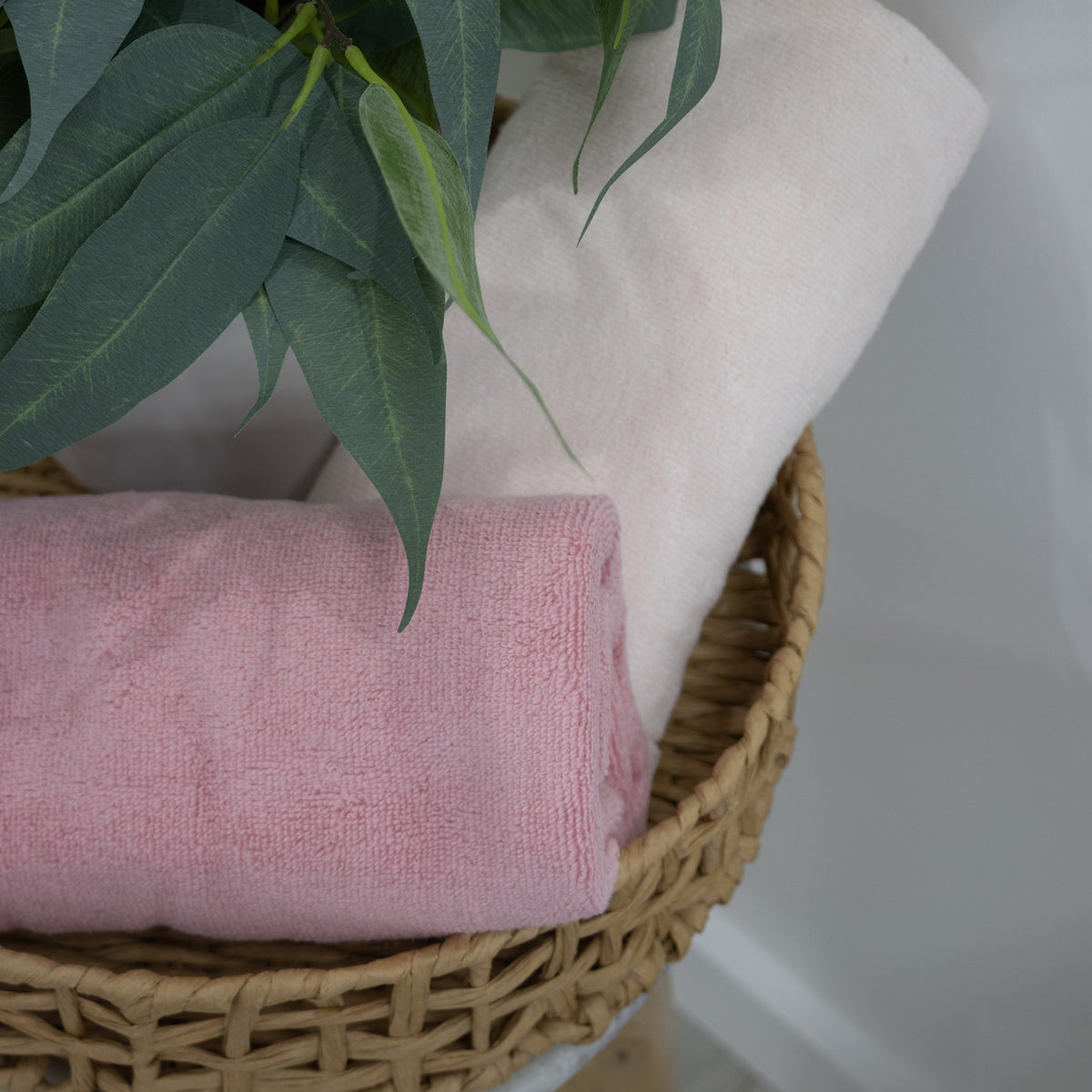 Nordic 2pk Bath Towel Dusty Berry/Rose - Bubba Blue Australia