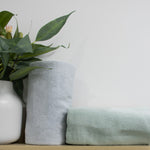 Nordic 2pk Bath Towel Dusty Sky/Dusty Mint - Bubba Blue Australia