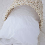 Bamboo White Large Cot Waterproof Mattress Protector - Bubba Blue Australia