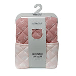 Nordic Reversible Cot Quilt - Dusty Berry/Rose - Bubba Blue Australia