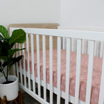Nordic 2pk Jersey Cot Fitted Sheets Dusty Berry/Rose - Bubba Blue Australia