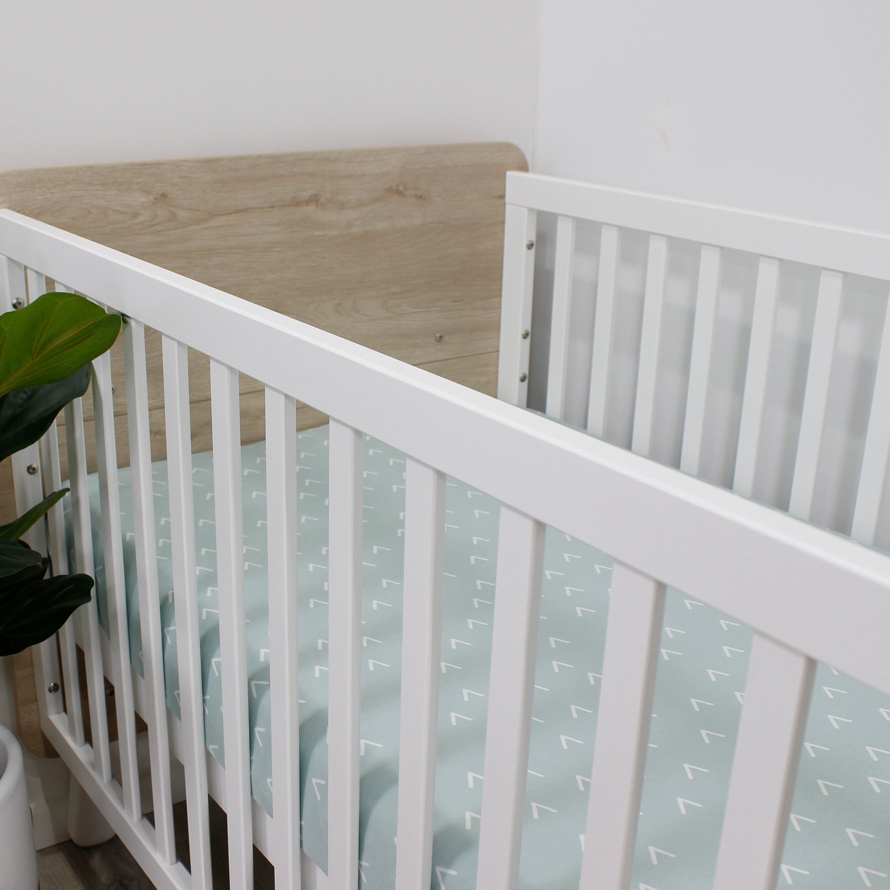 Nordic 2pk Jersey Cot Fitted Sheets Dusty Sky/Mint - Bubba Blue Australia