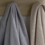 Nordic 2pk Cellular Blanket Grey/Sand - Bubba Blue Australia