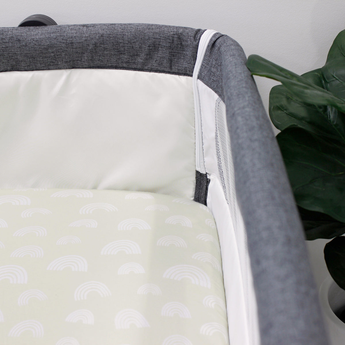 Nordic Co Sleeper/Bedside Sleeper Combo - Grey/Sand - Bubba Blue Australia