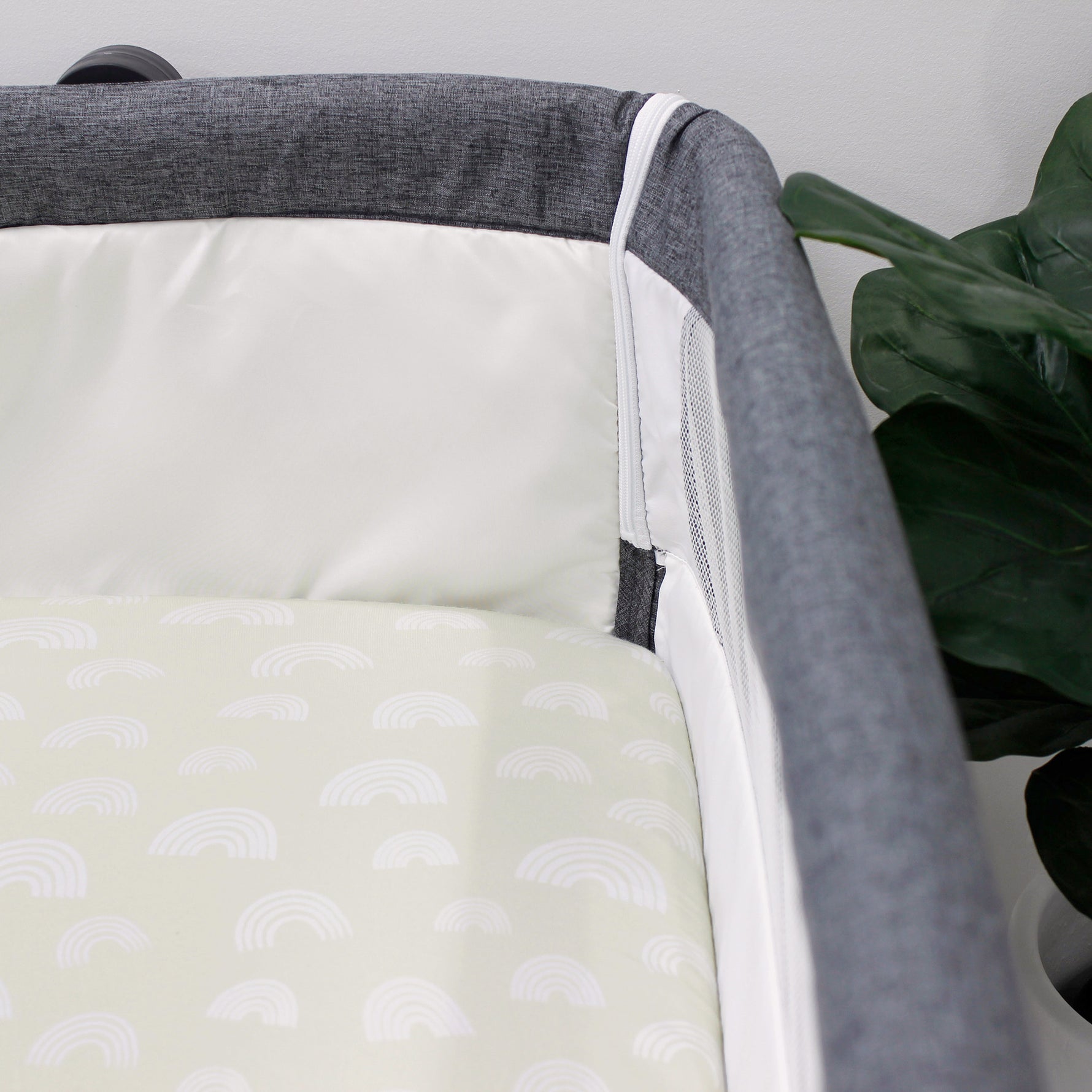 Nordic Co Sleeper/Bedside Sleeper Combo - Grey/Sand - Bubba Blue Australia