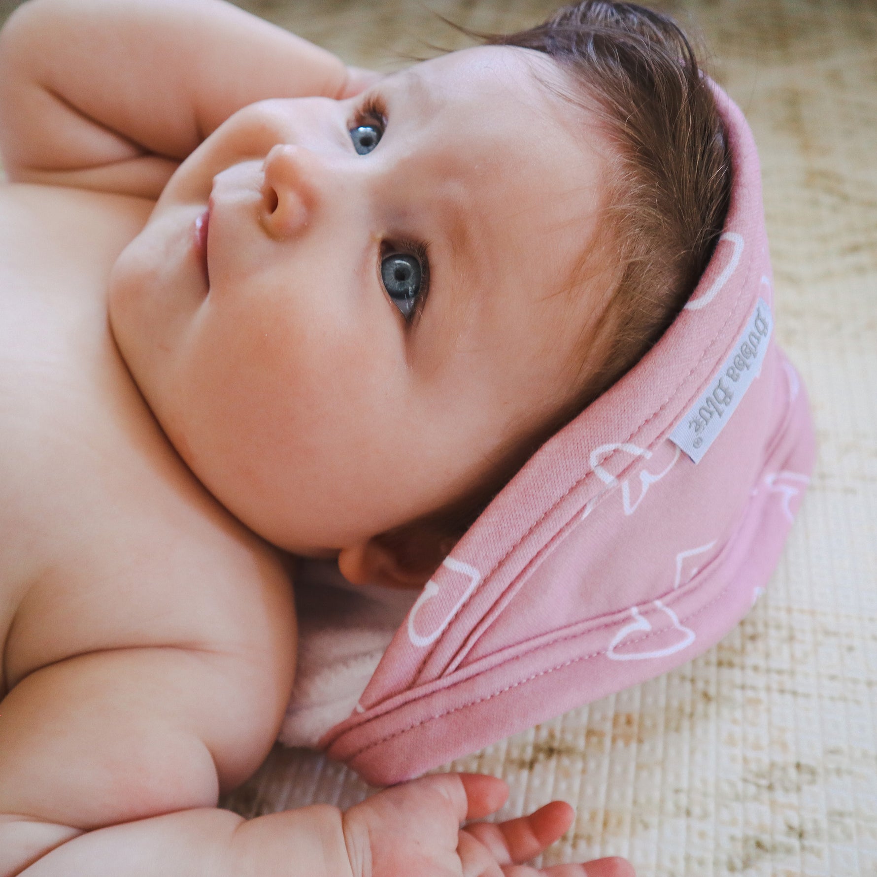 Nordic 2pk Hooded Towel Dusty Berry/Rose - Bubba Blue Australia